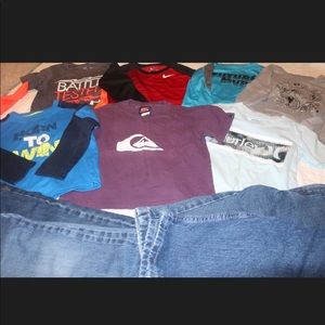 Lot of boys shirts 2T & 18-24 mo Under Armour Nike